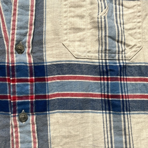 Nautical Flannel Button Down Shirt - Picture 2 of 4